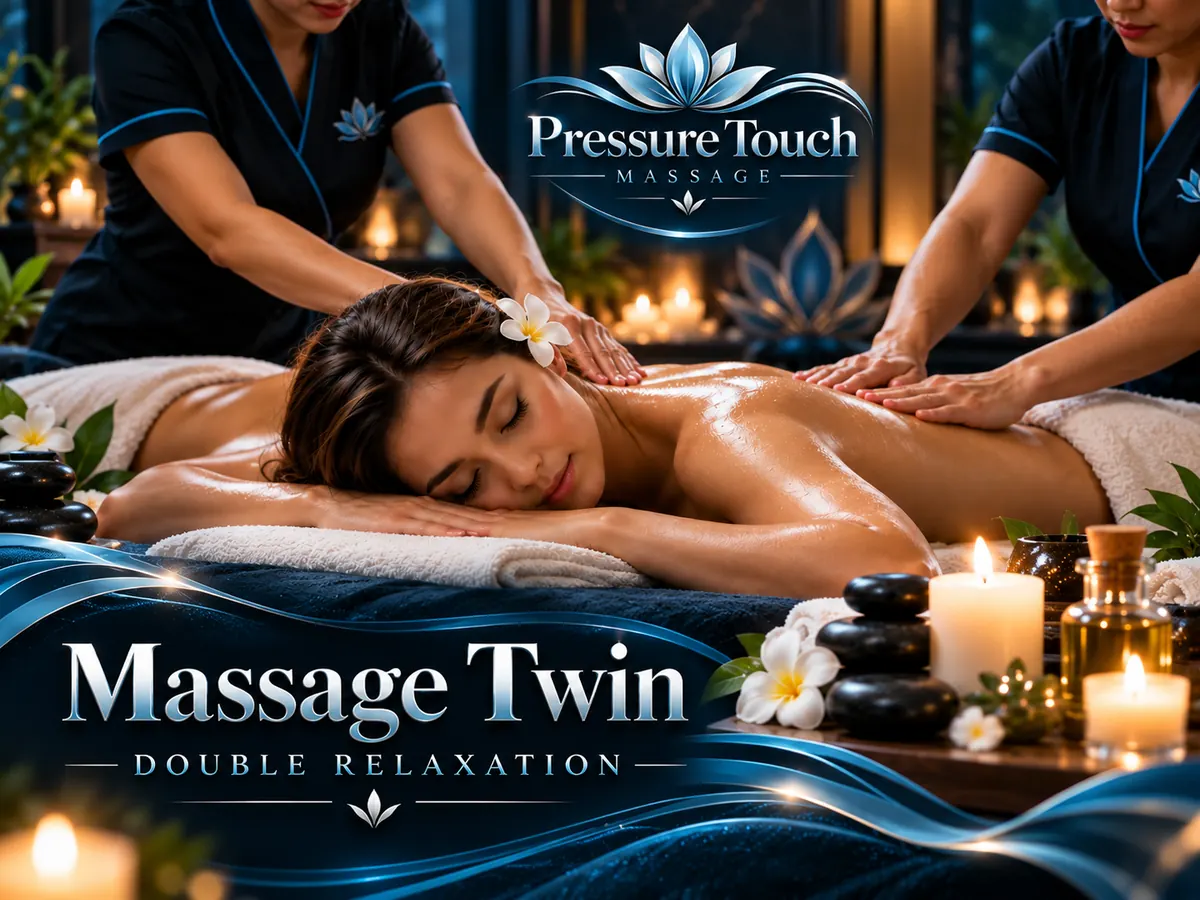 Massage Twin massage treatment at Pressure Touch Massage